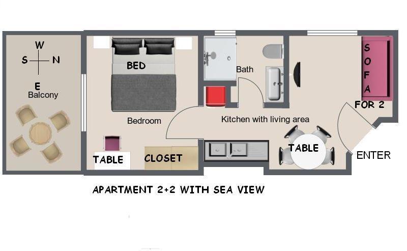 Apartments Ursic Mb ブレラ 部屋 写真